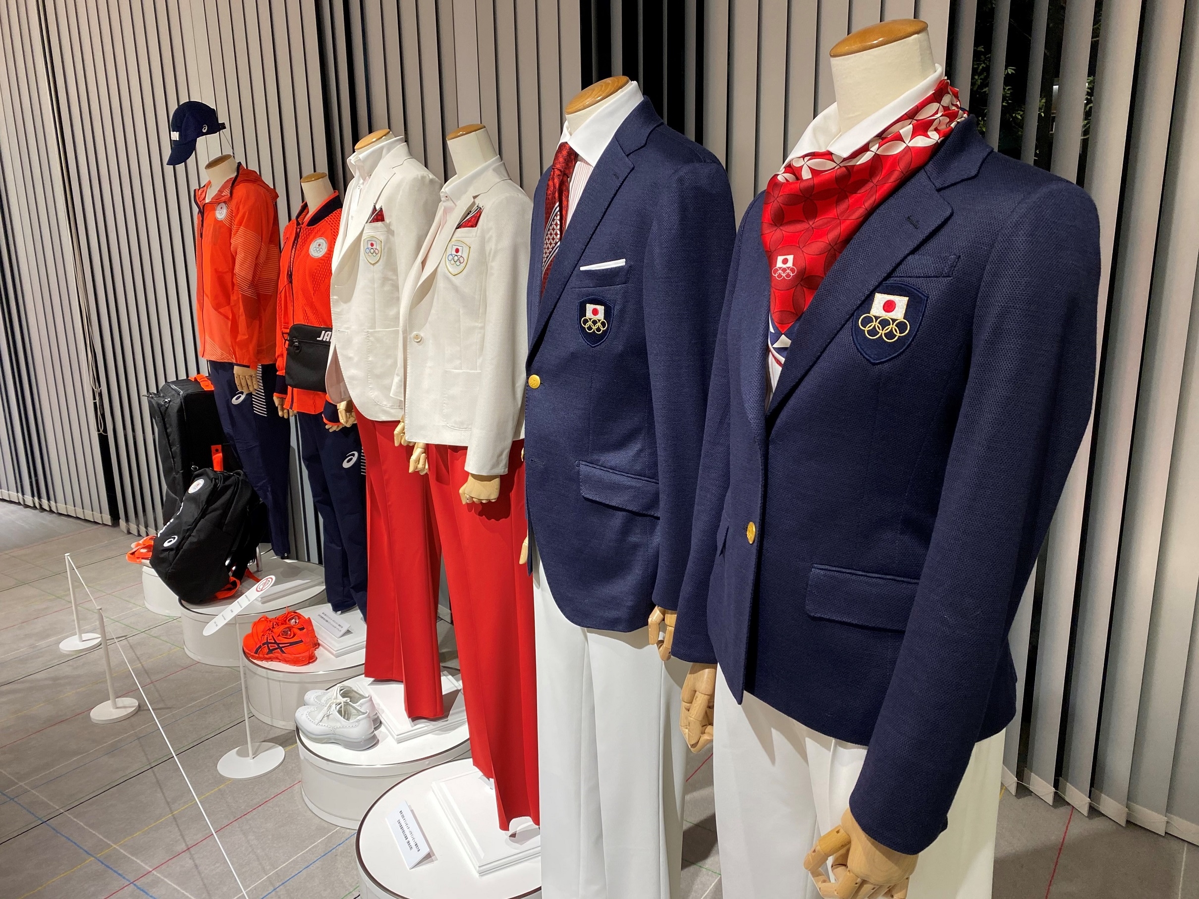 東京2020大会 日本代表選手団公式服装を展示中！｜日本オリンピック